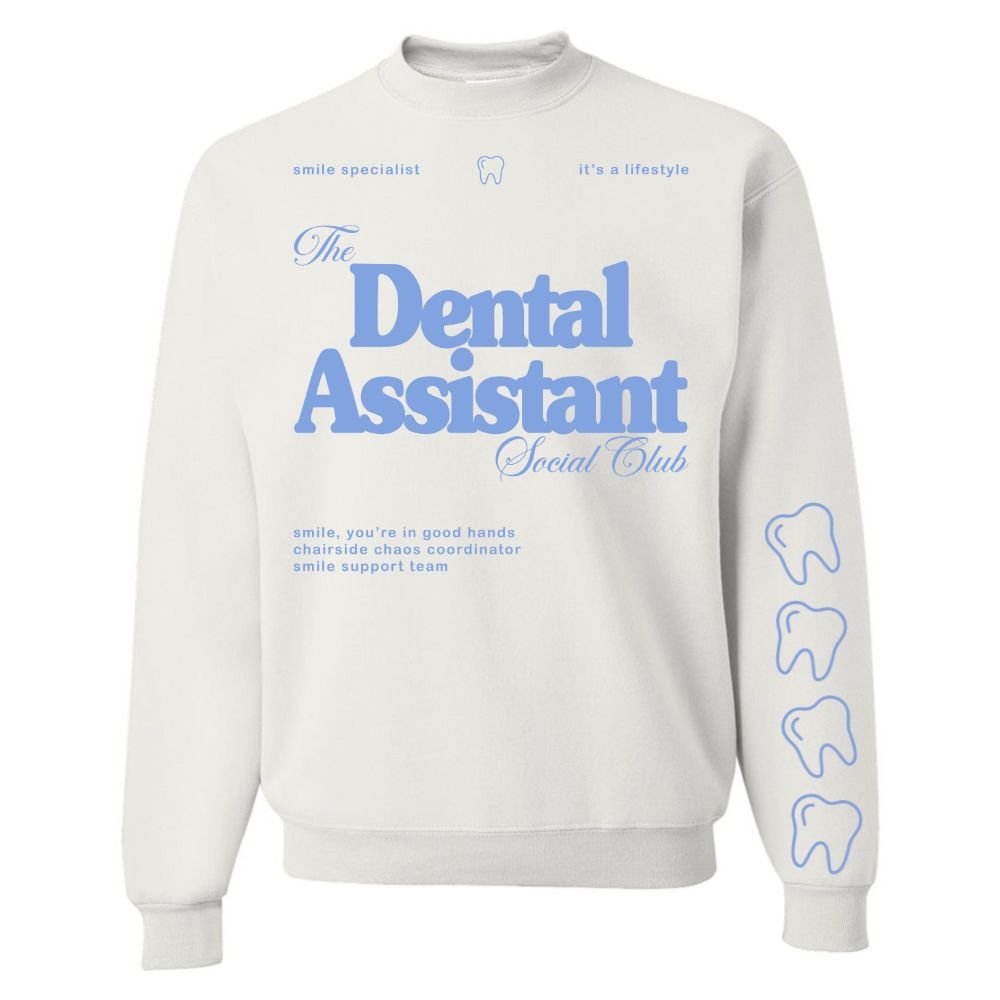 ‘Dental Hygienist Social Club' Crewneck Sweatshirt - United Monograms
