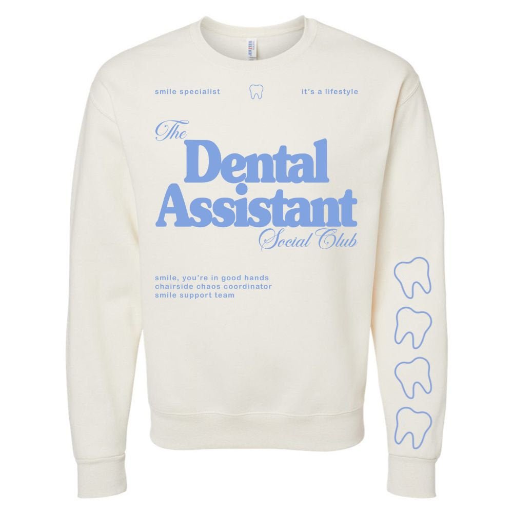 ‘Dental Hygienist Social Club' Crewneck Sweatshirt - United Monograms