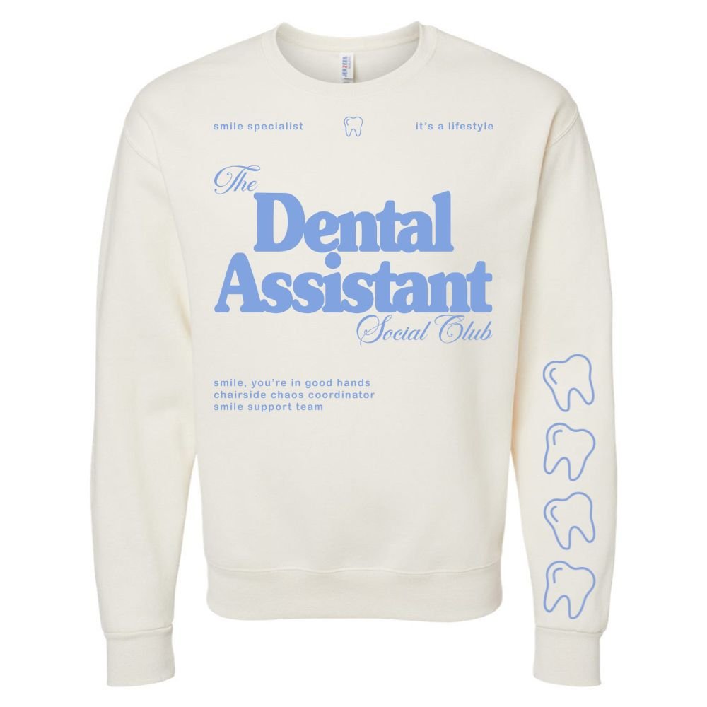‘Dental Hygienist Social Club' Crewneck Sweatshirt - United Monograms