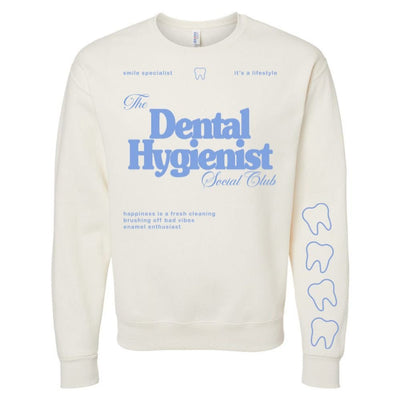 ‘Dental Hygienist Social Club' Crewneck Sweatshirt - United Monograms