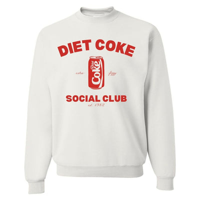 'Diet Coke Social Club' Crewneck Sweatshirt - United Monograms
