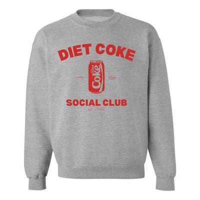 'Diet Coke Social Club' Crewneck Sweatshirt - United Monograms