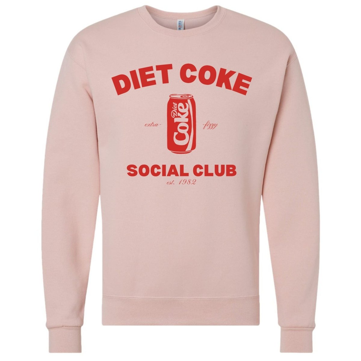 'Diet Coke Social Club' Crewneck Sweatshirt - United Monograms