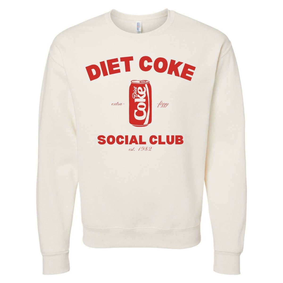 'Diet Coke Social Club' Crewneck Sweatshirt - United Monograms