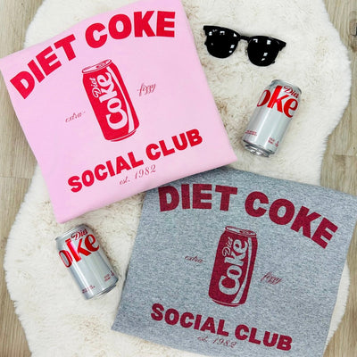 'Diet Coke Social Club' Crewneck Sweatshirt - United Monograms