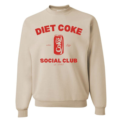 'Diet Coke Social Club' Crewneck Sweatshirt - United Monograms