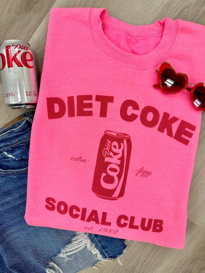 'Diet Coke Social Club' Crewneck Sweatshirt - United Monograms
