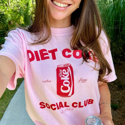 'Diet Coke Social Club' T-Shirt - United Monograms