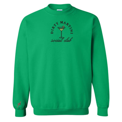 'Dirty Martini Social Club' Crewneck Sweatshirt - United Monograms