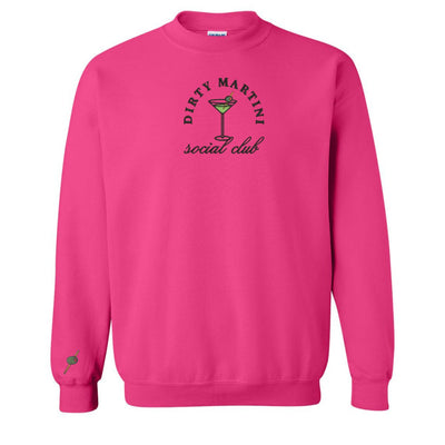 'Dirty Martini Social Club' Crewneck Sweatshirt - United Monograms