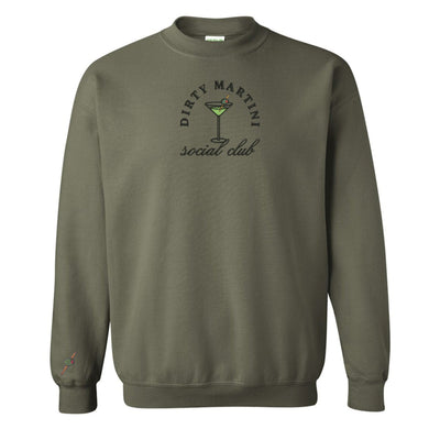 'Dirty Martini Social Club' Crewneck Sweatshirt - United Monograms