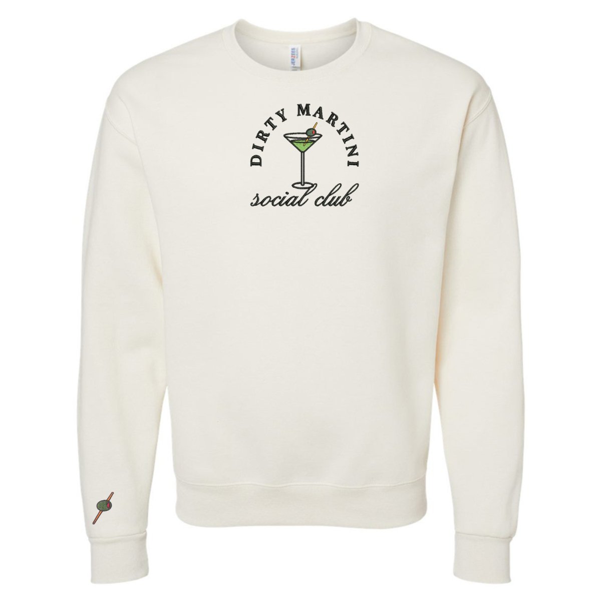 'Dirty Martini Social Club' Crewneck Sweatshirt - United Monograms