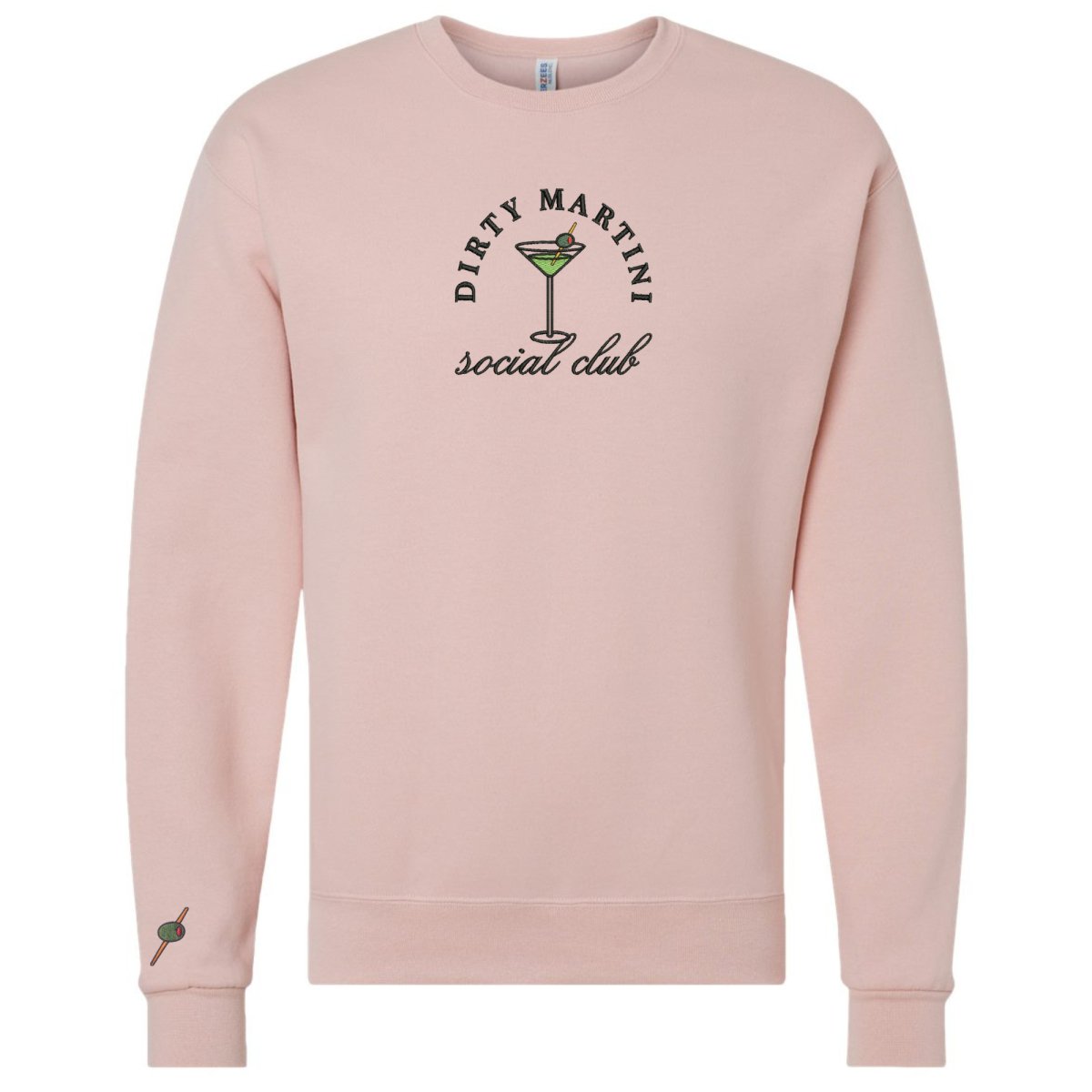 'Dirty Martini Social Club' Crewneck Sweatshirt - United Monograms