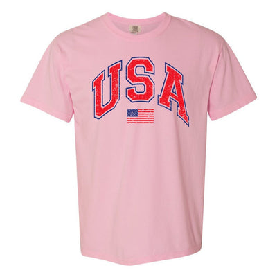 'Distressed USA' T-Shirt - United Monograms