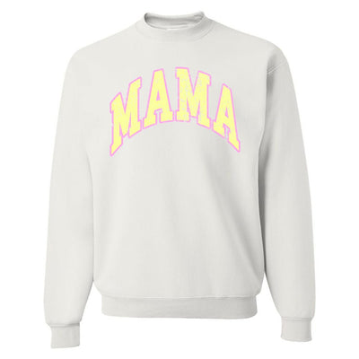 'Distressed 'Varsity 'Mama' Crewneck Sweatshirt - United Monograms