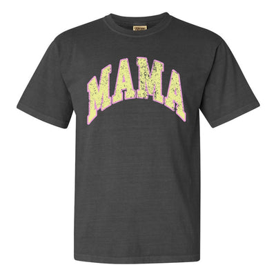 'Distressed Varsity Mama' T-Shirt - United Monograms