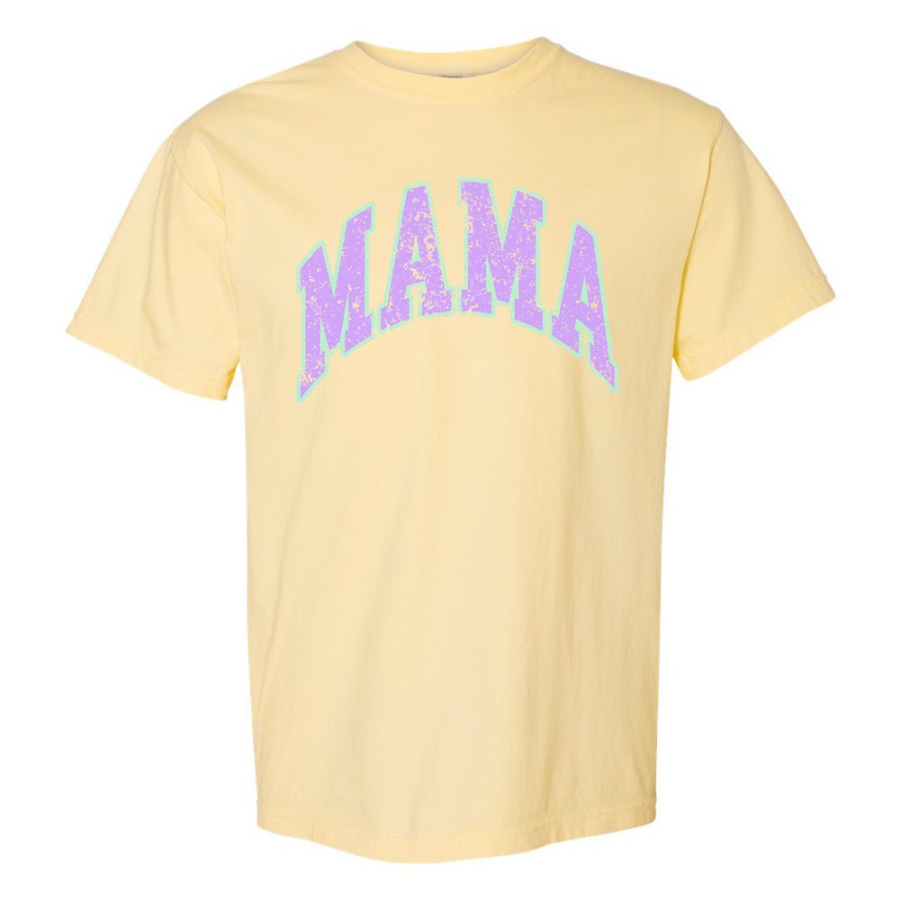 'Distressed Varsity Mama' T-Shirt - United Monograms