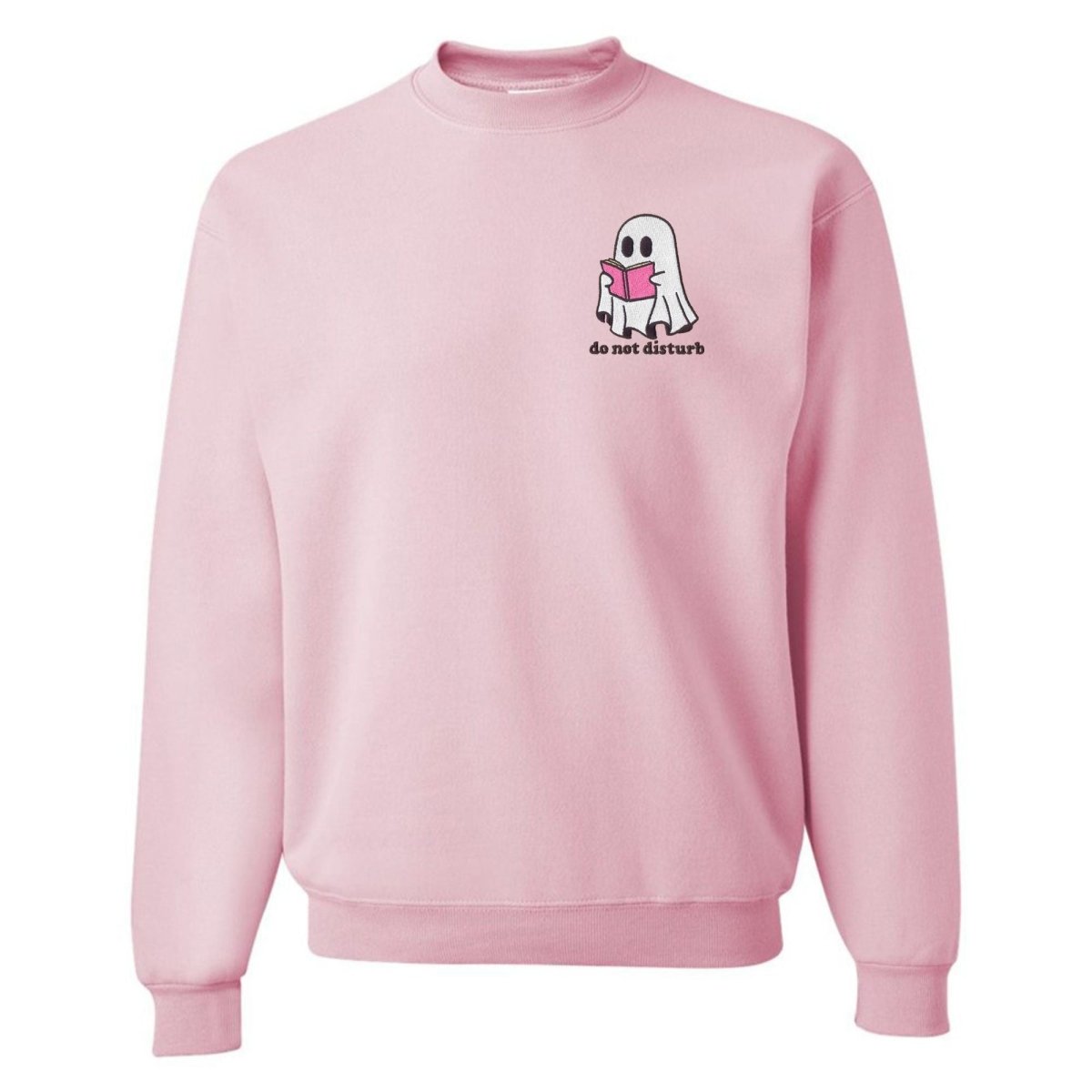 'Do Not Disturb' Embroidered Crewneck Sweatshirt - United Monograms