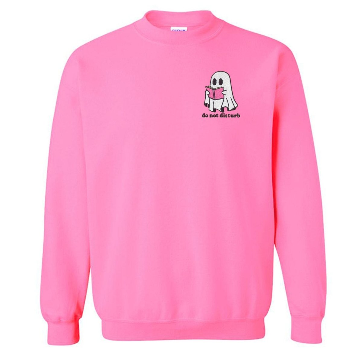 'Do Not Disturb' Embroidered Crewneck Sweatshirt - United Monograms