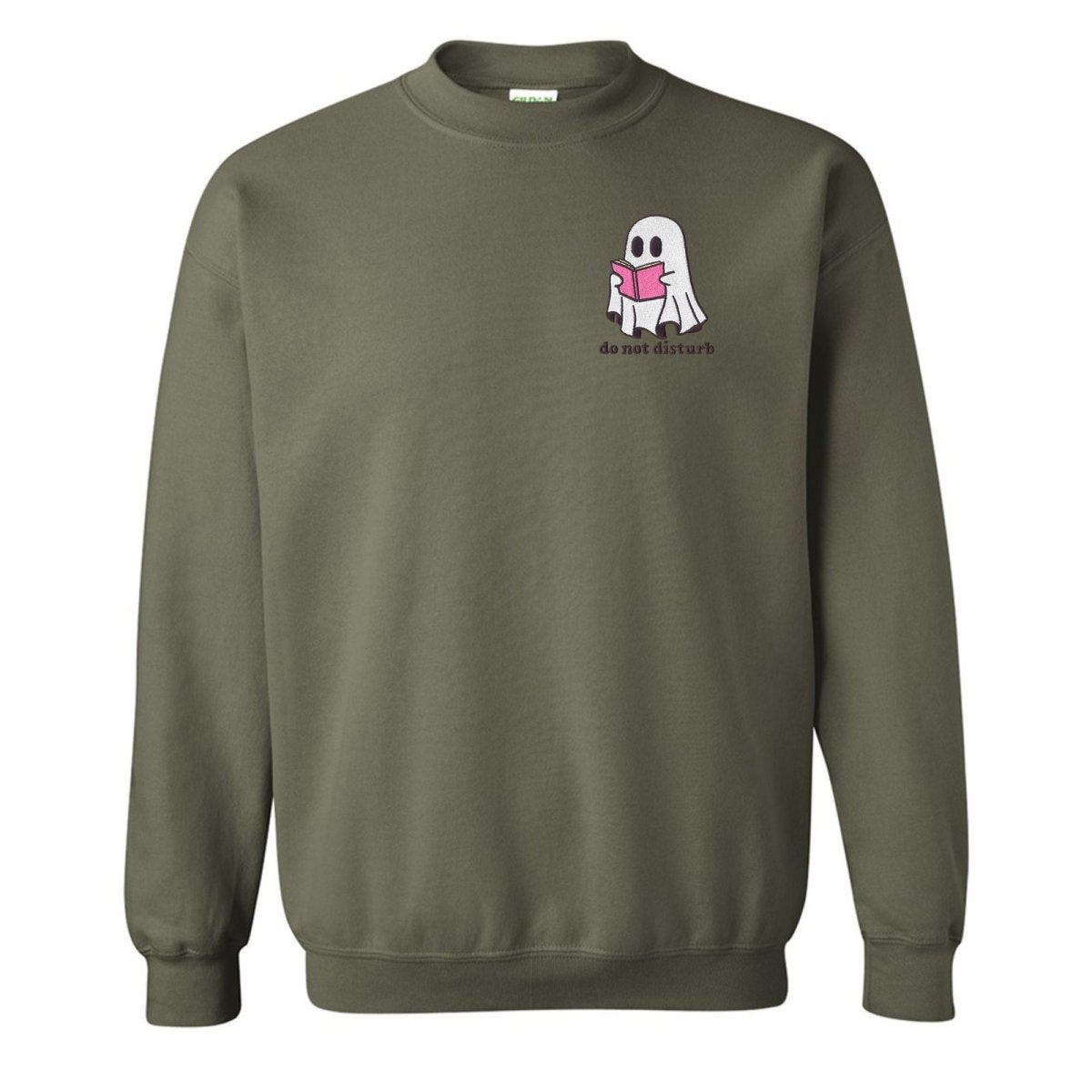 'Do Not Disturb' Embroidered Crewneck Sweatshirt - United Monograms