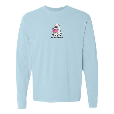 'Do Not Disturb' Embroidered Long Sleeve T-Shirt - United Monograms