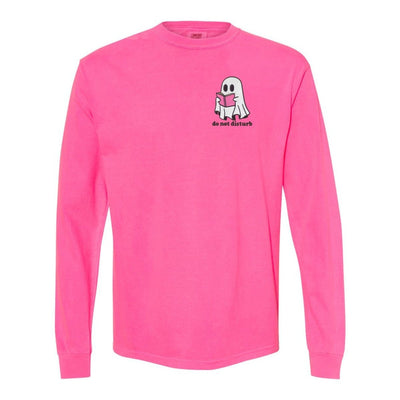 'Do Not Disturb' Embroidered Long Sleeve T-Shirt - United Monograms