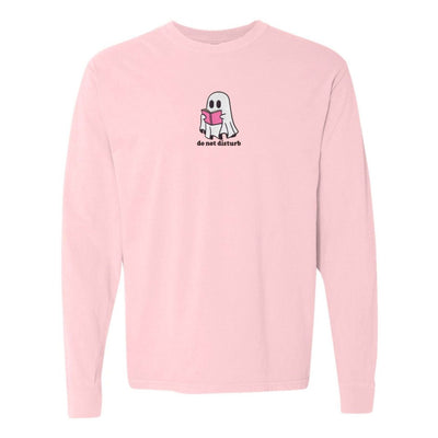 'Do Not Disturb' Embroidered Long Sleeve T-Shirt - United Monograms