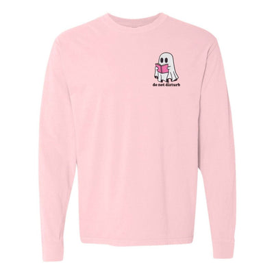 'Do Not Disturb' Embroidered Long Sleeve T-Shirt - United Monograms