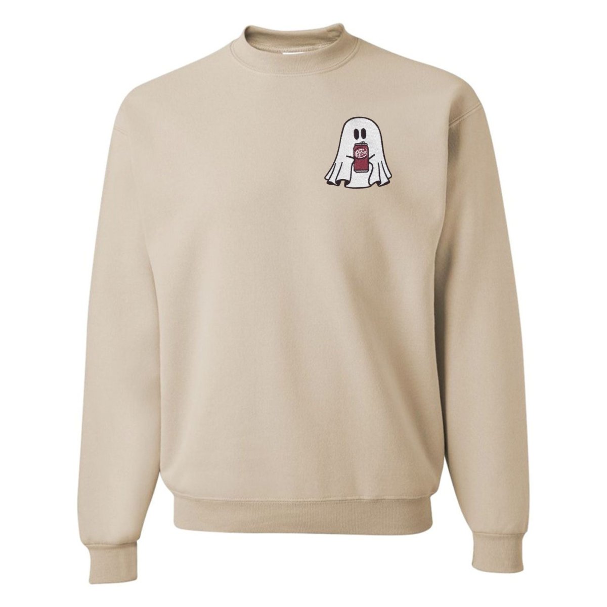 'Dr. Pepper Ghost' Embroidered Crewneck Sweatshirt - United Monograms