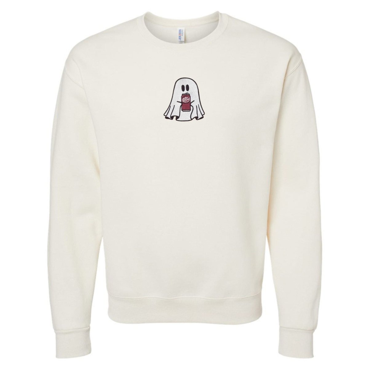 'Dr. Pepper Ghost' Embroidered Crewneck Sweatshirt - United Monograms