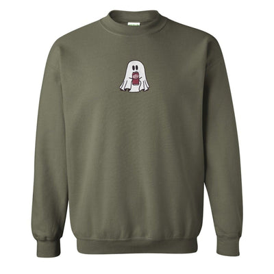 'Dr. Pepper Ghost' Embroidered Crewneck Sweatshirt - United Monograms