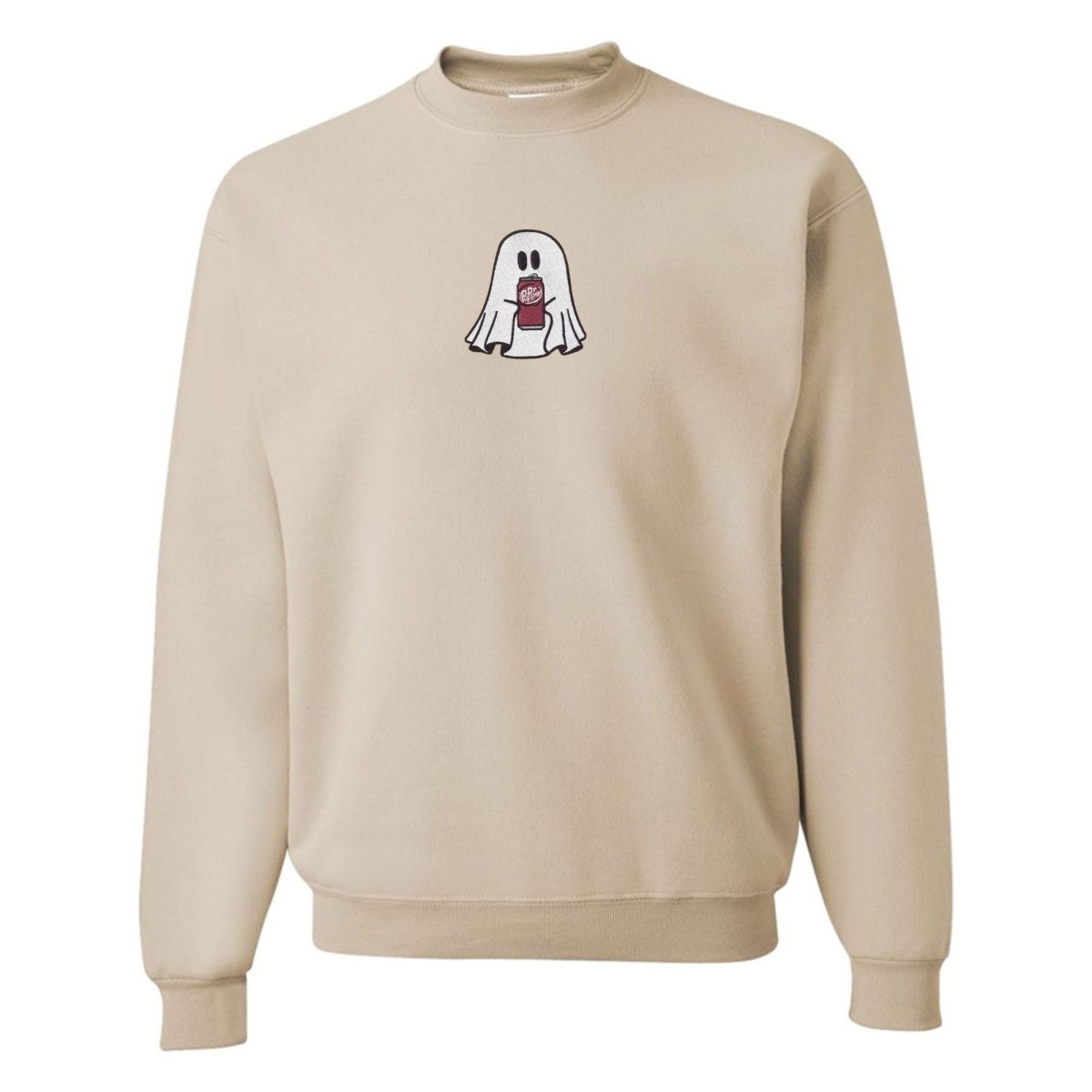 'Dr. Pepper Ghost' Embroidered Crewneck Sweatshirt - United Monograms