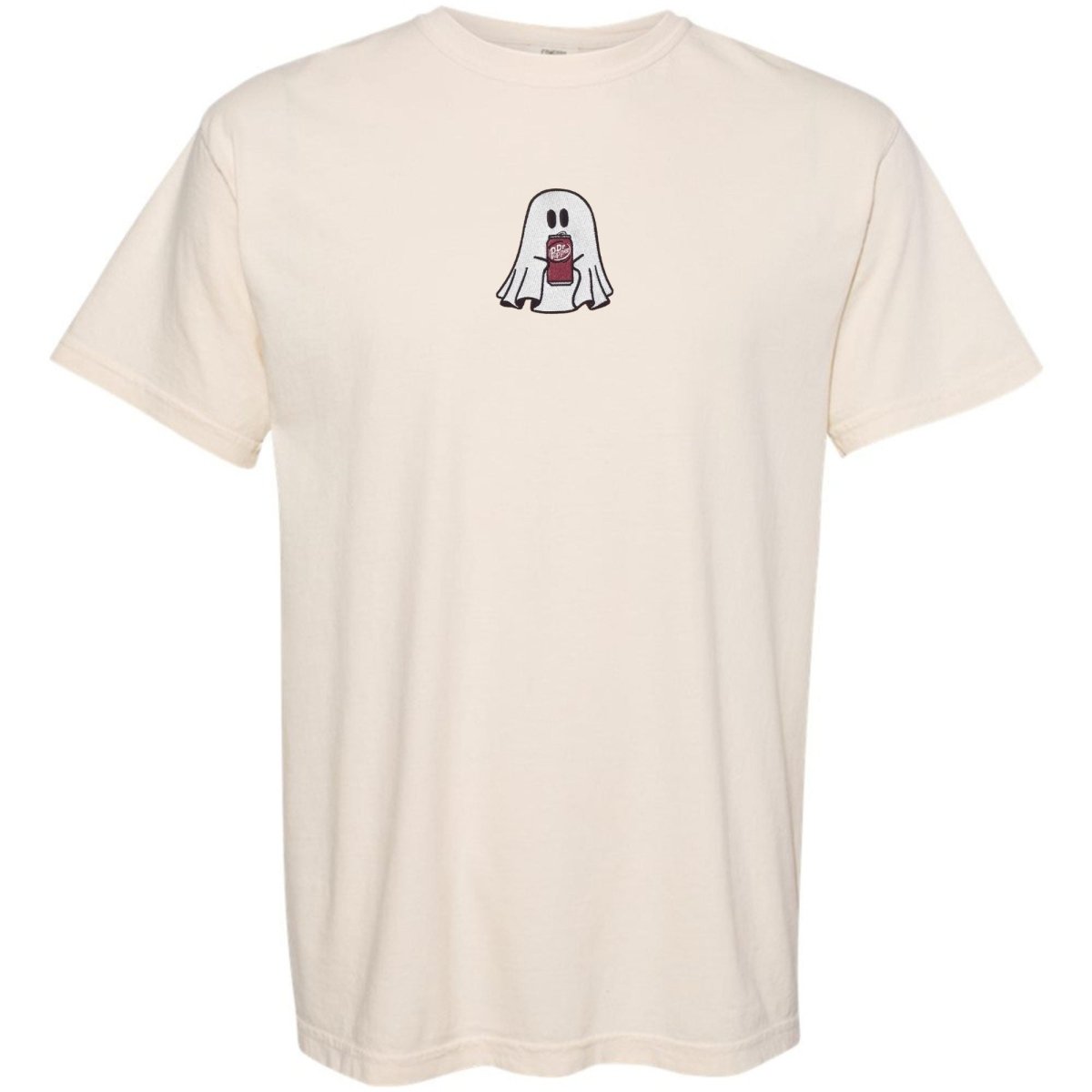 'Dr. Pepper Ghost' Embroidered T-Shirt - United Monograms