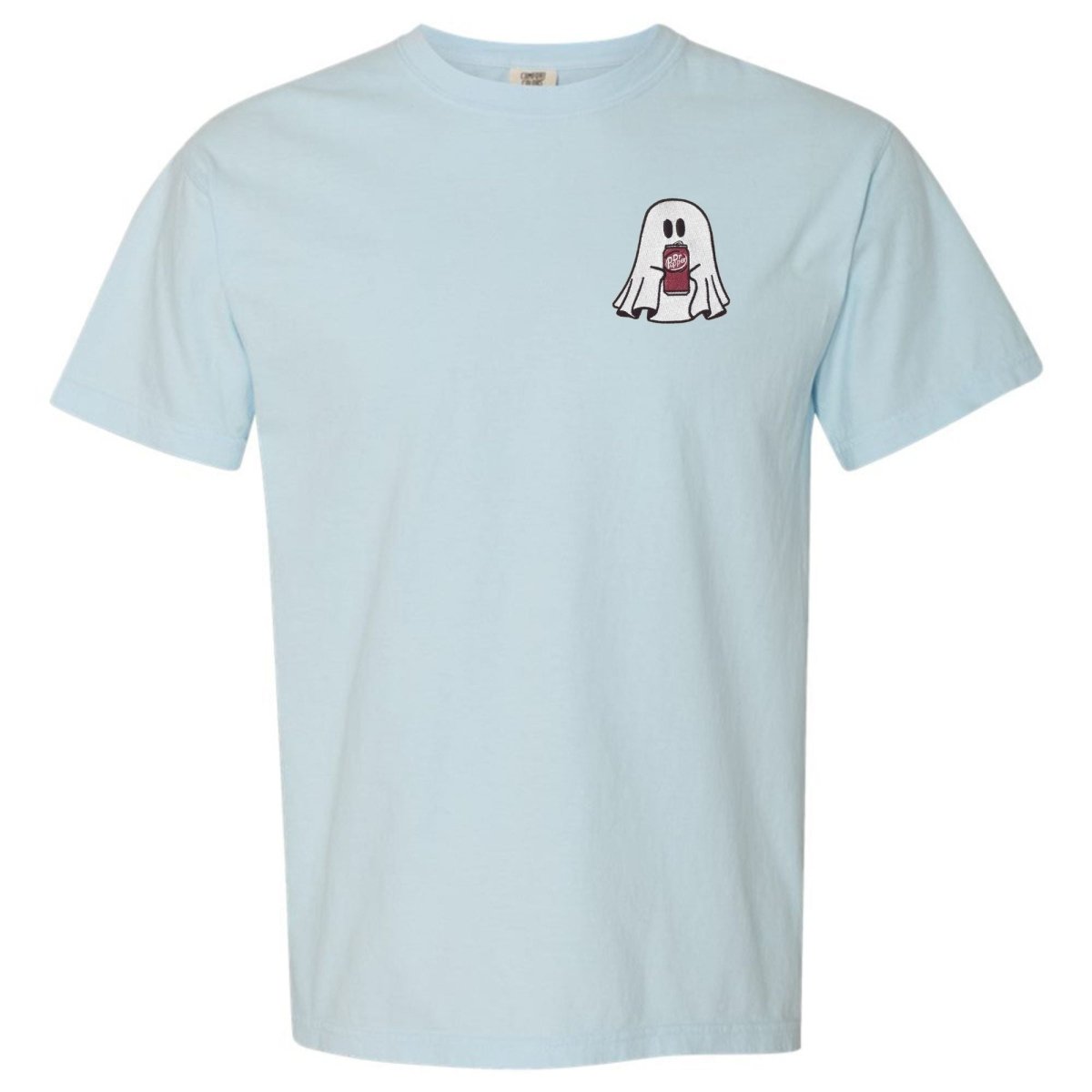 'Dr. Pepper Ghost' Embroidered T-Shirt - United Monograms