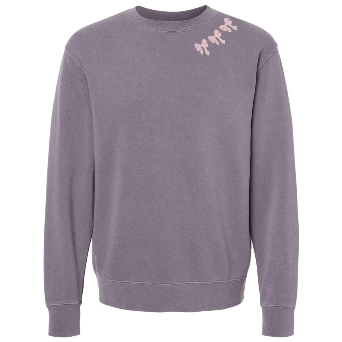 Embroidered 'Bow Collar' Cozy Crew - United Monograms