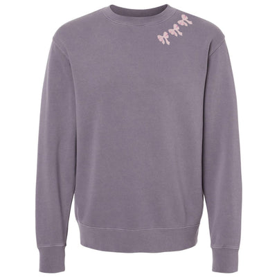 Embroidered 'Bow Collar' Cozy Crew - United Monograms