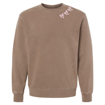 Embroidered 'Bow Collar' Cozy Crew - United Monograms