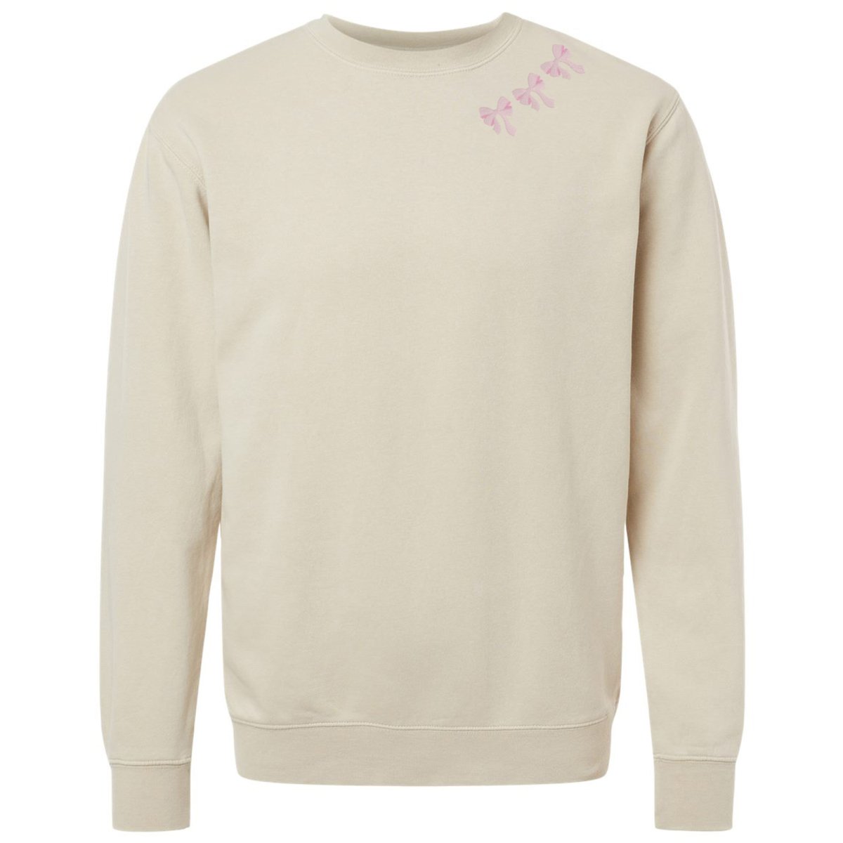 Embroidered 'Bow Collar' Cozy Crew - United Monograms
