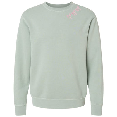 Embroidered 'Bow Collar' Cozy Crew - United Monograms