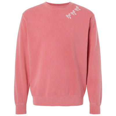 Embroidered 'Bow Collar' Cozy Crew - United Monograms
