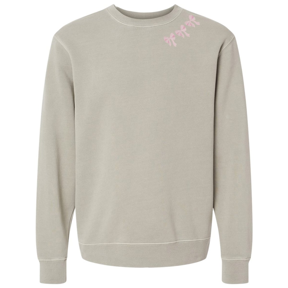 Embroidered 'Bow Collar' Cozy Crew - United Monograms
