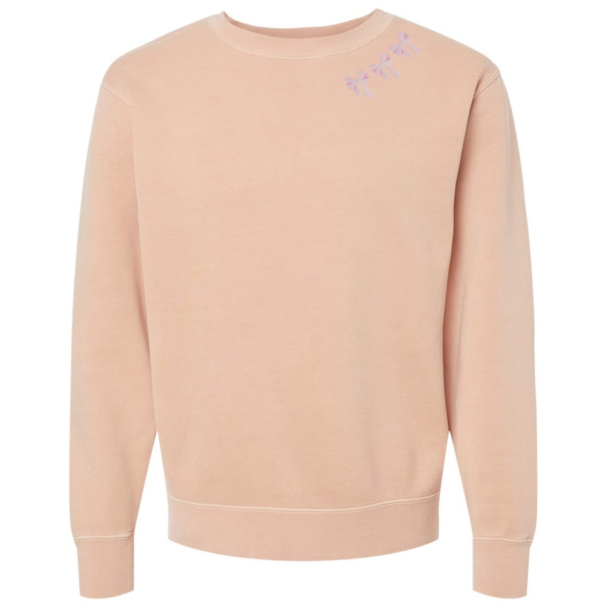 Embroidered 'Bow Collar' Cozy Crew - United Monograms