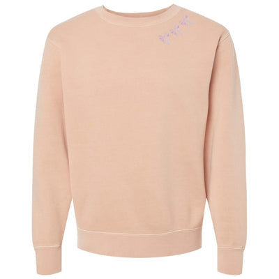 Embroidered 'Bow Collar' Cozy Crew - United Monograms