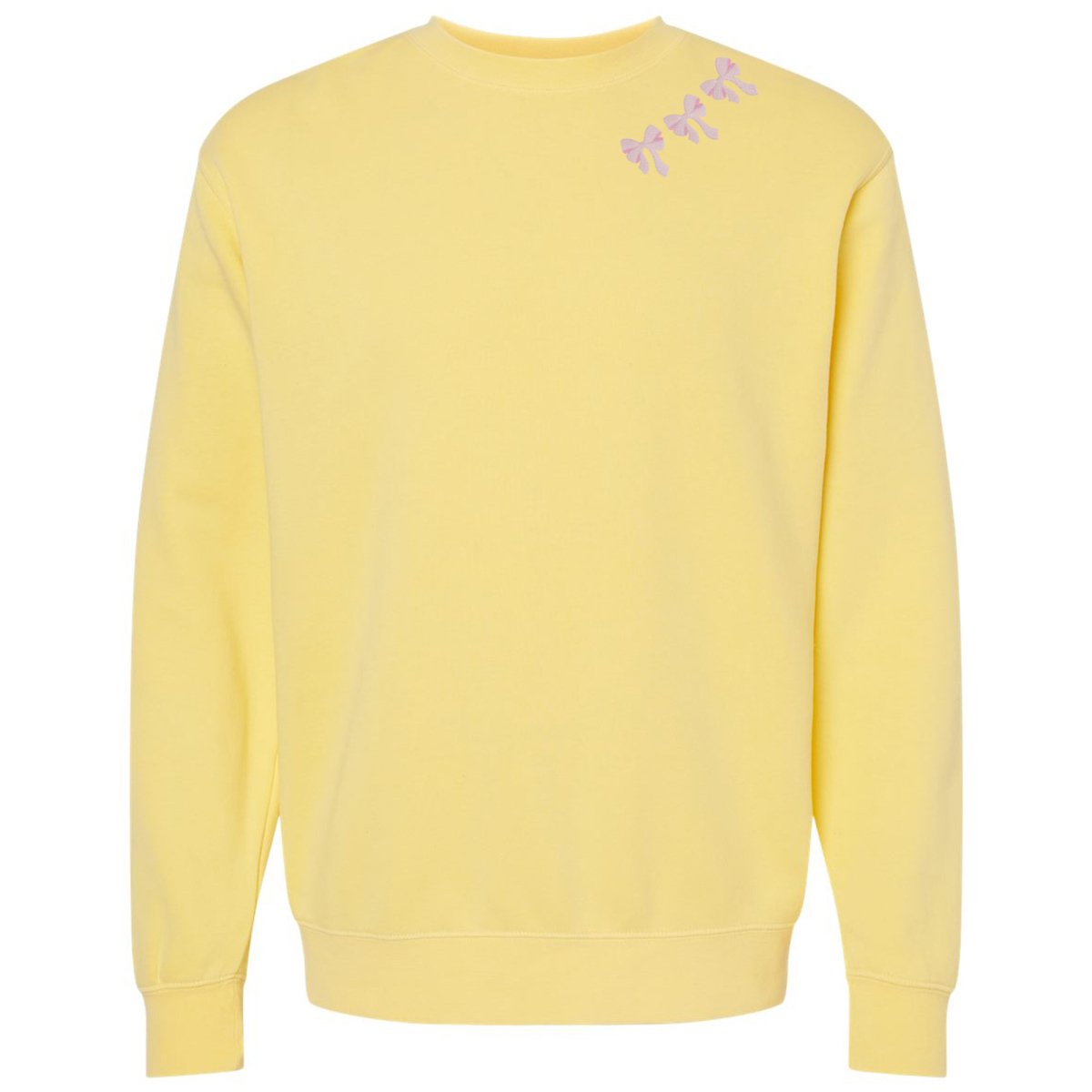 Embroidered 'Bow Collar' Cozy Crew - United Monograms