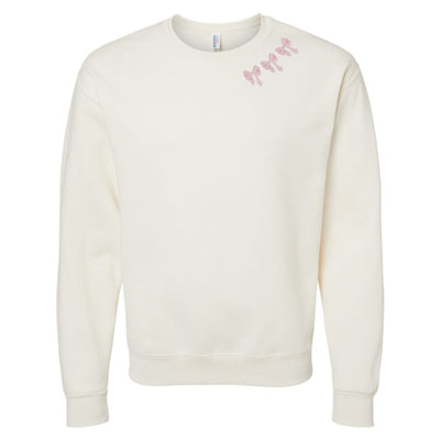 Embroidered 'Bow Collar' Crewneck Sweatshirt - United Monograms
