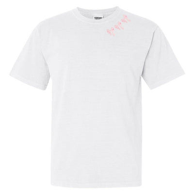 Embroidered 'Bow Collar' T-Shirt - United Monograms