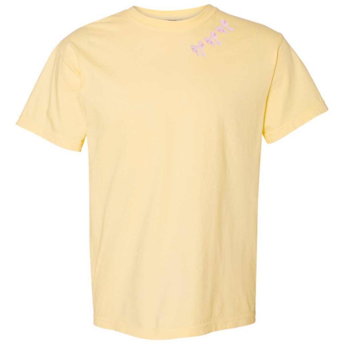Embroidered 'Bow Collar' T-Shirt - United Monograms