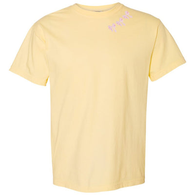 Embroidered 'Bow Collar' T-Shirt - United Monograms