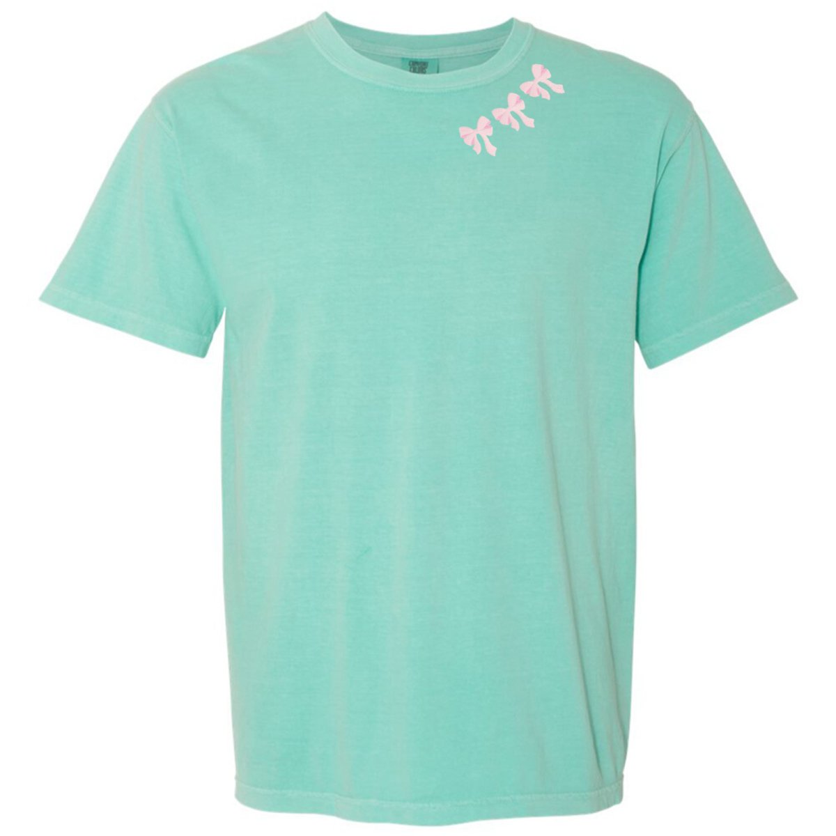 Embroidered 'Bow Collar' T-Shirt - United Monograms