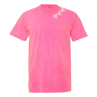 Embroidered 'Bow Collar' T-Shirt - United Monograms